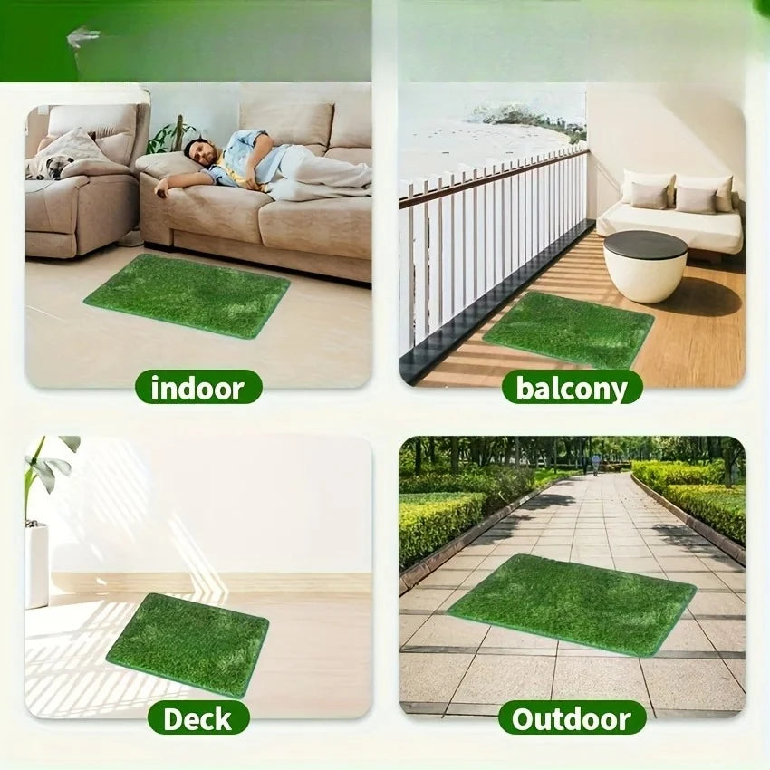 Simulation Lawn Dog Toilet Training Mat Washable Urine Pad