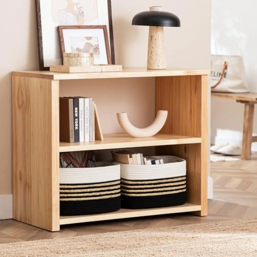 Woven Storage Baskets For Toys And Towels With Handles