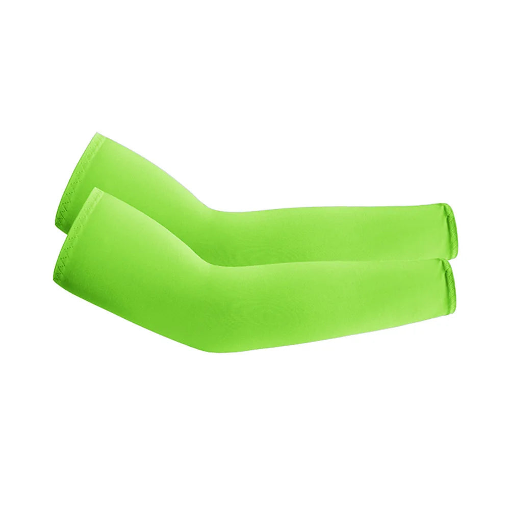 Two Pack Unisex Cooling Arm Sleeves UV Protection For Running Cycling Fishing