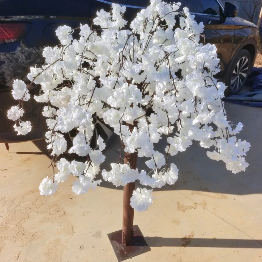 Simulation Cherry Blossom Floor Tree Decoration For Wedding Outdoor Garden