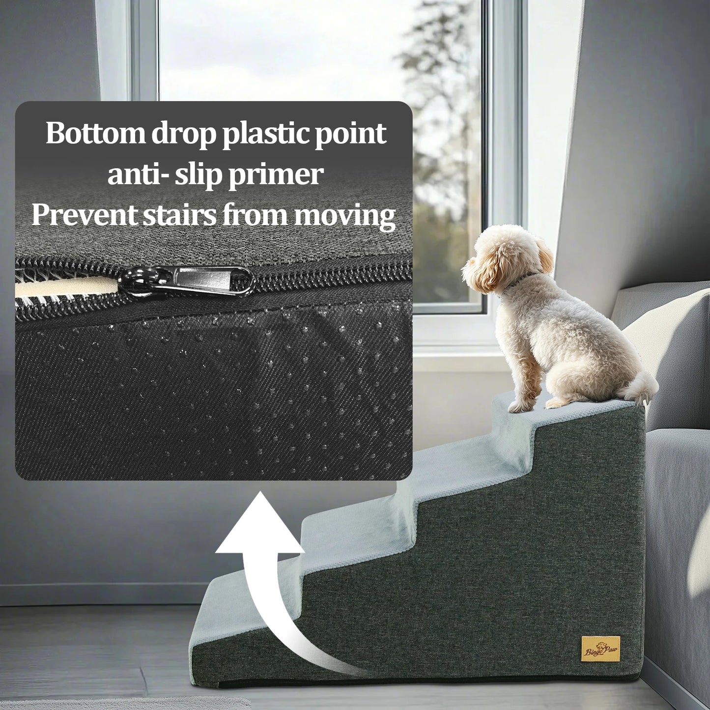 Dog Steps Ramp 3 4 5 Ultrapremium Durable Sponge Foam