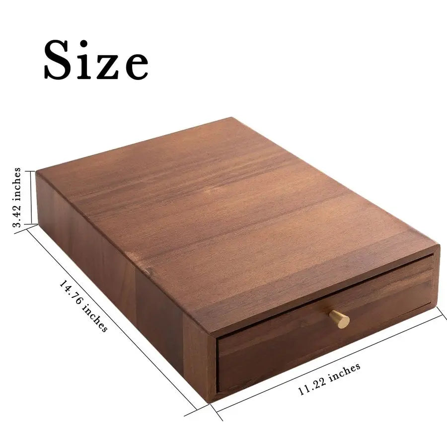 XMSJ Wood Coffee Pod Drawer for Nespresso Vertuo Pods Organizer