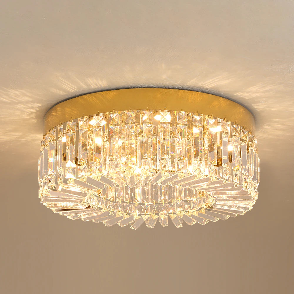 VETRULUS Crystal Ceiling Lamp Living Room Modern Chandelier