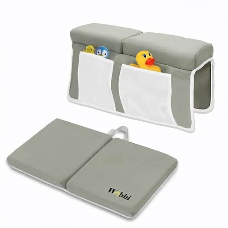 Baby Bath Kneeler And Elbow Rest Pad Set Memory Foam