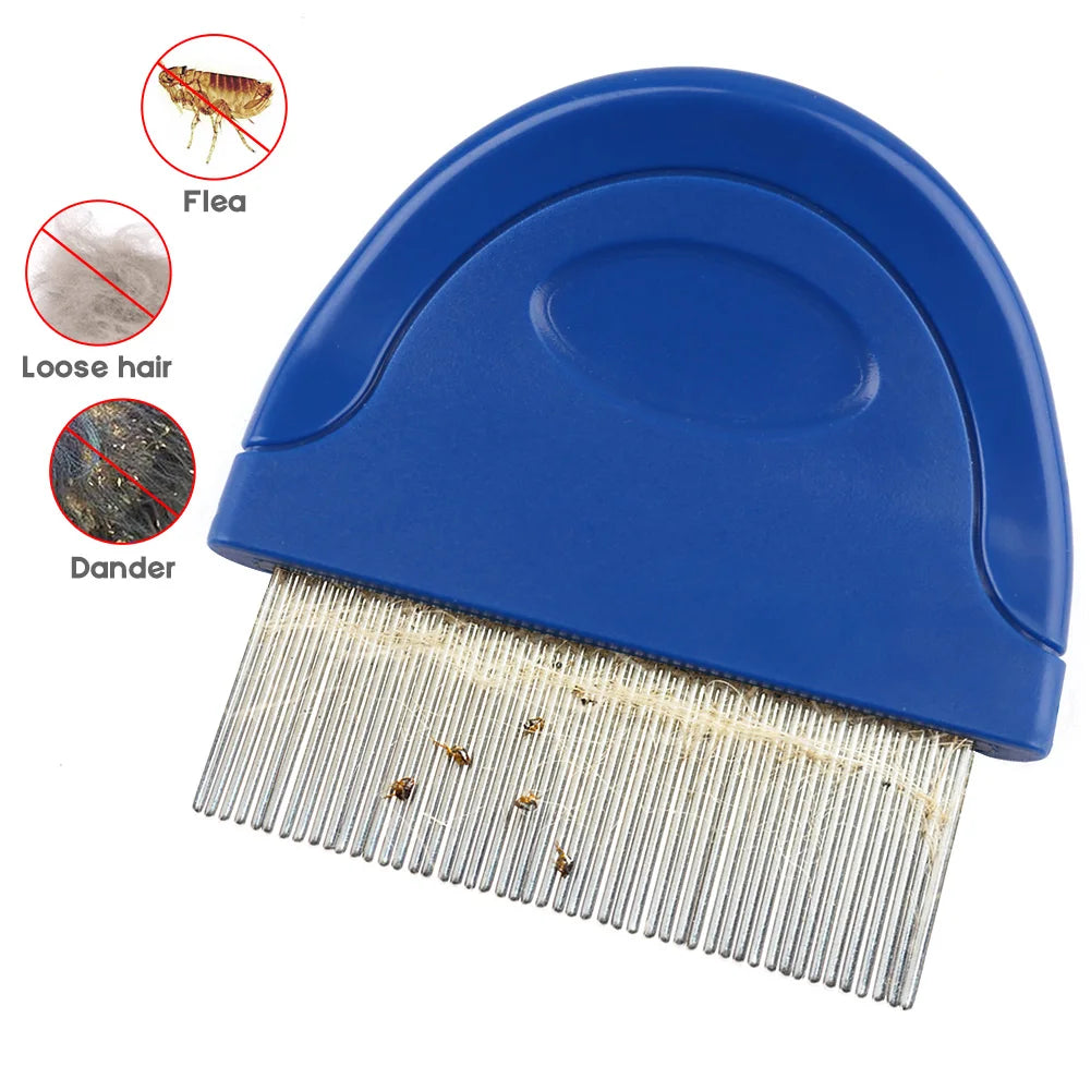 Gentle Flea Comb for Cats and Dogs Pet Hair Removal
