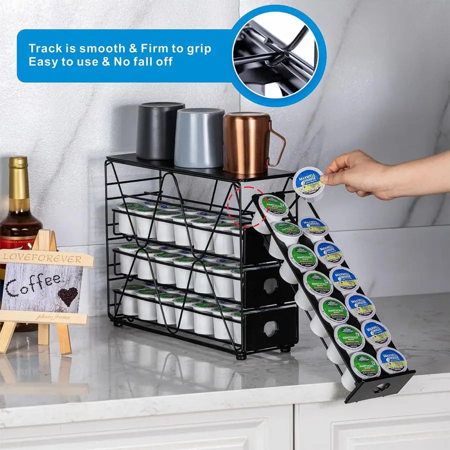XMSJ Keurig K Cup Holder Organizer 4 Tier Pod Capacity