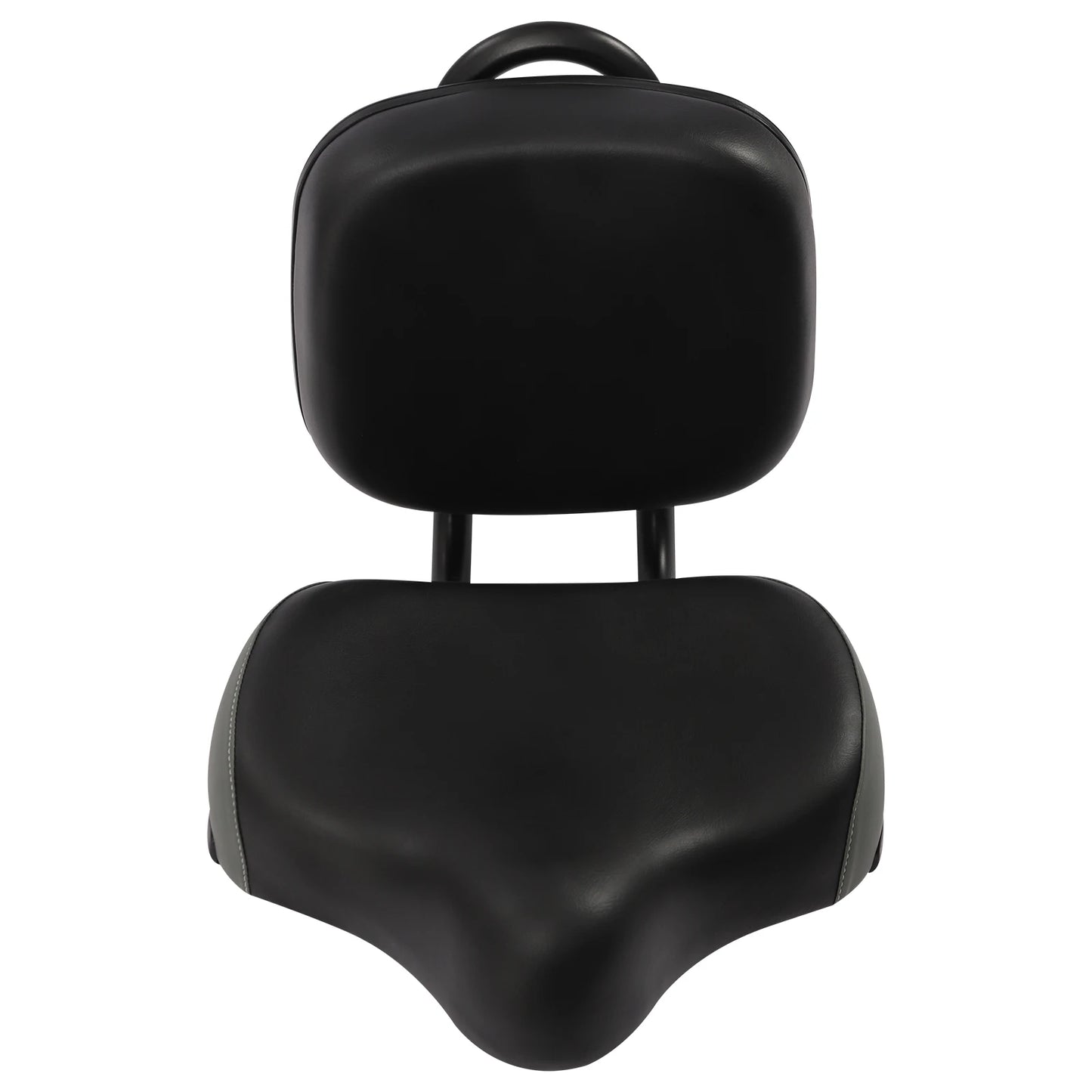 Extra Wide Bike Seat With Backrest Ergonomic Design Adjustable Height