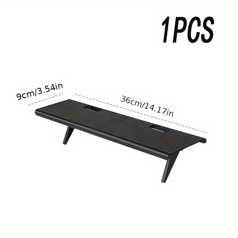 Adjustable TV Screen Top Shelf Monitor Desk Organizer Rack