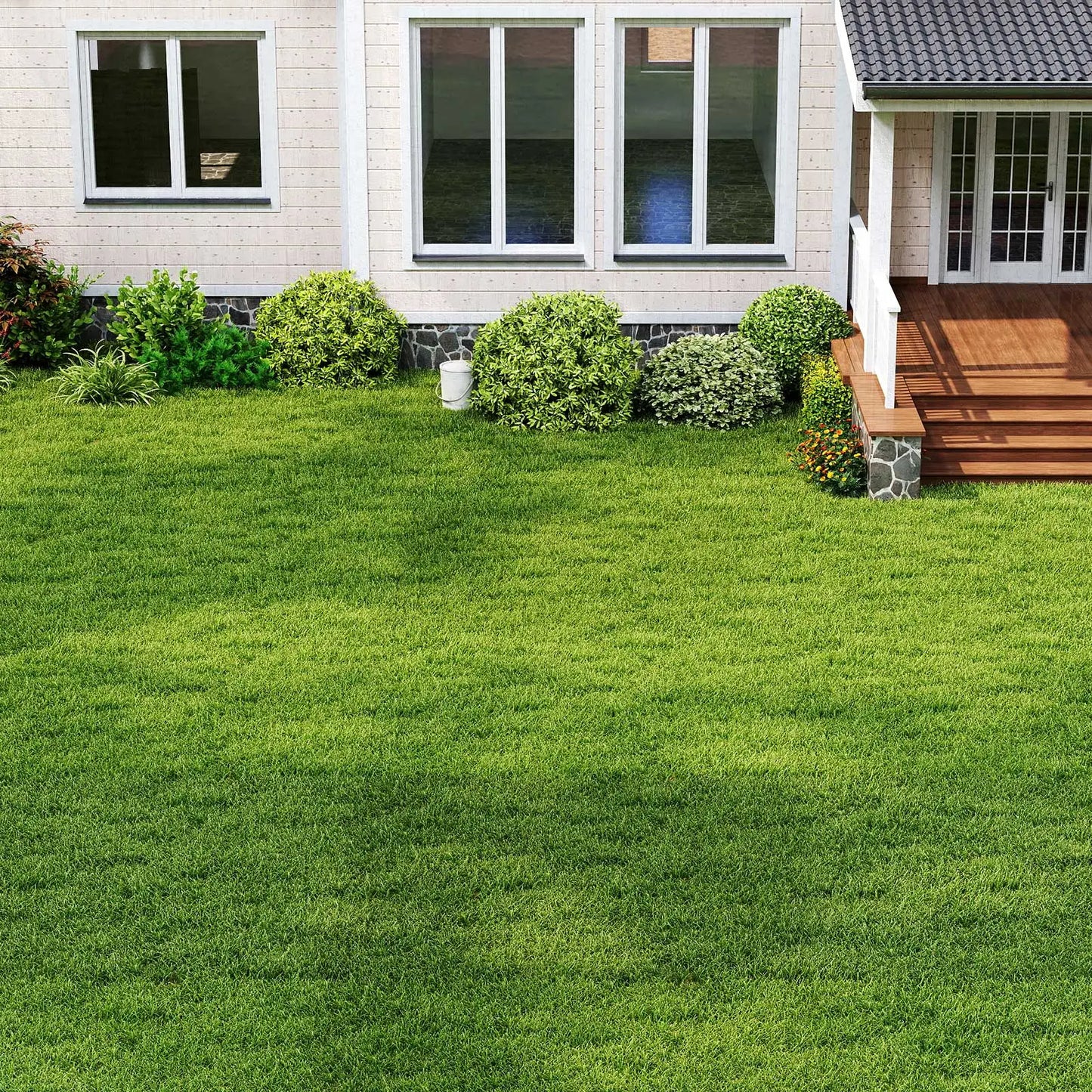 LIFEZEAL Artificial Grass Turf Drainage Holes Nonslip Bottom 60 OZ