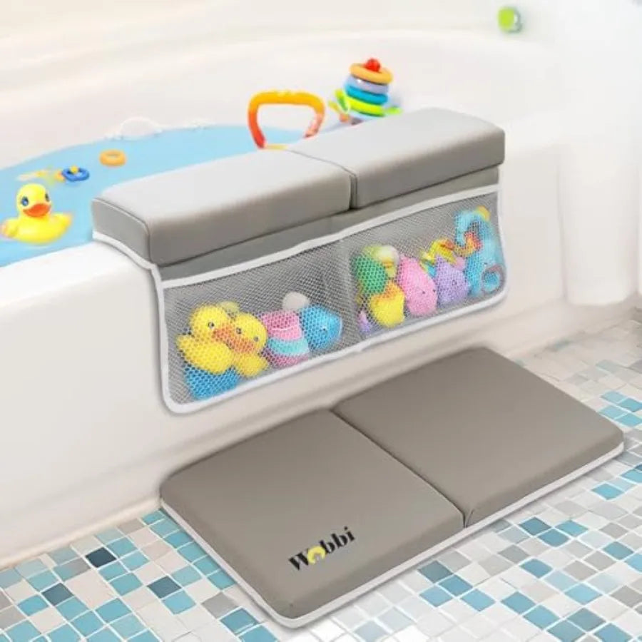 Baby Bath Kneeler And Elbow Rest Pad Set Memory Foam