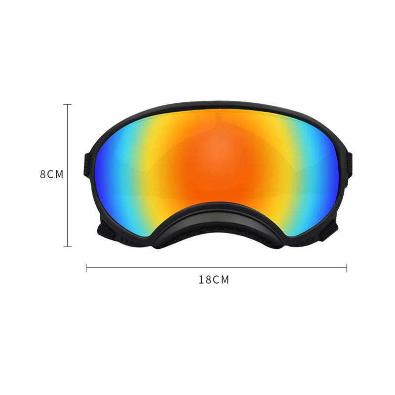 Petravel Dog Goggles Anti UV Sunglasses Windproof Eyewear for Travel