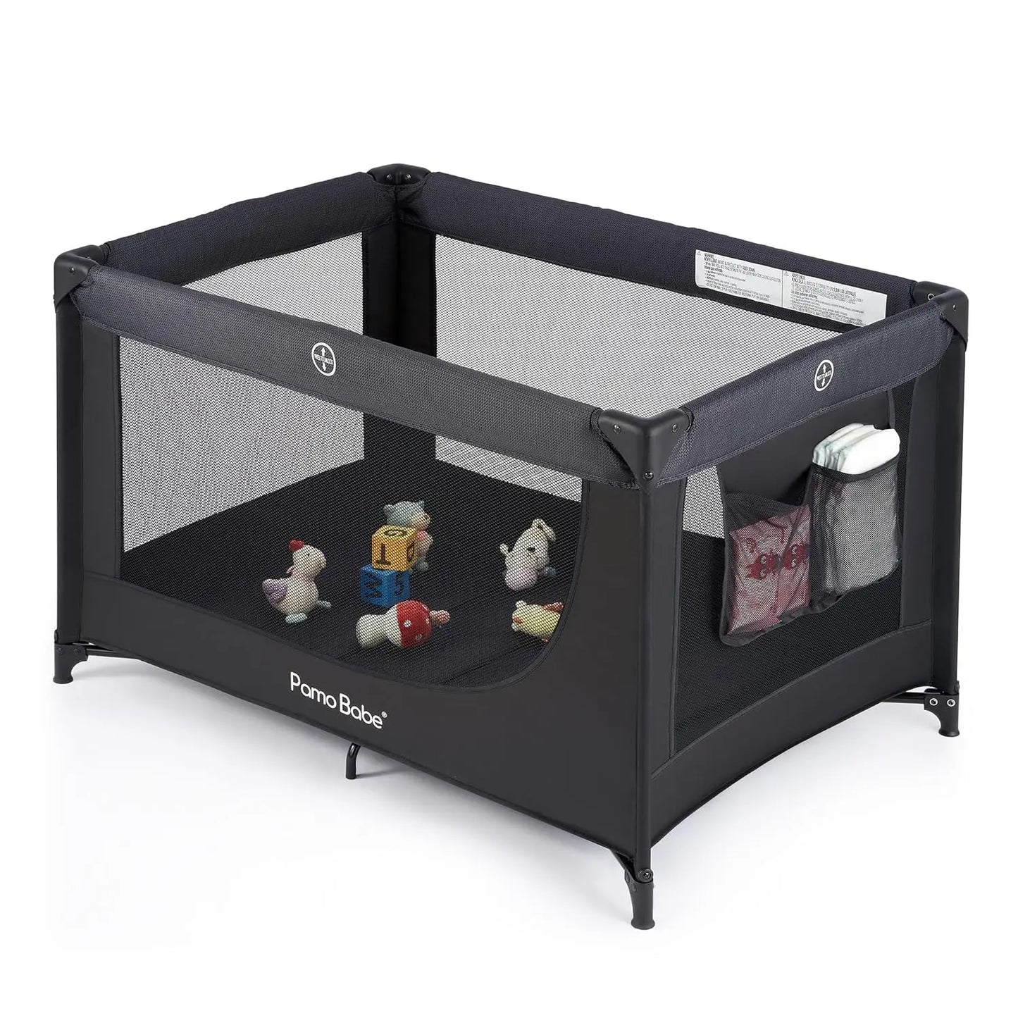 Portable Baby Playpen Foldable Travel Crib With Mattress And Bag