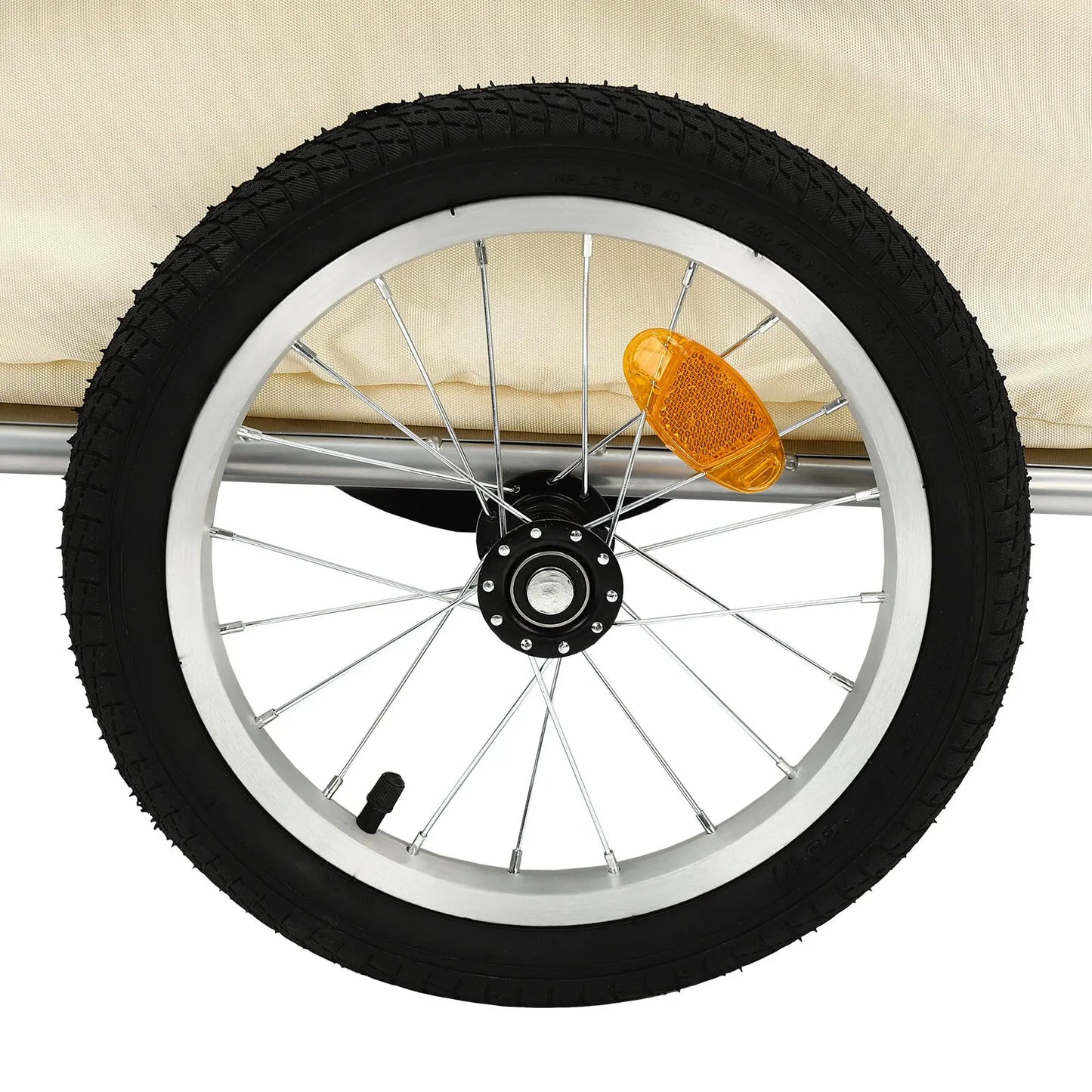 Bicycle Trailer 50Kg Load Aluminum Utility Cargo Trailer