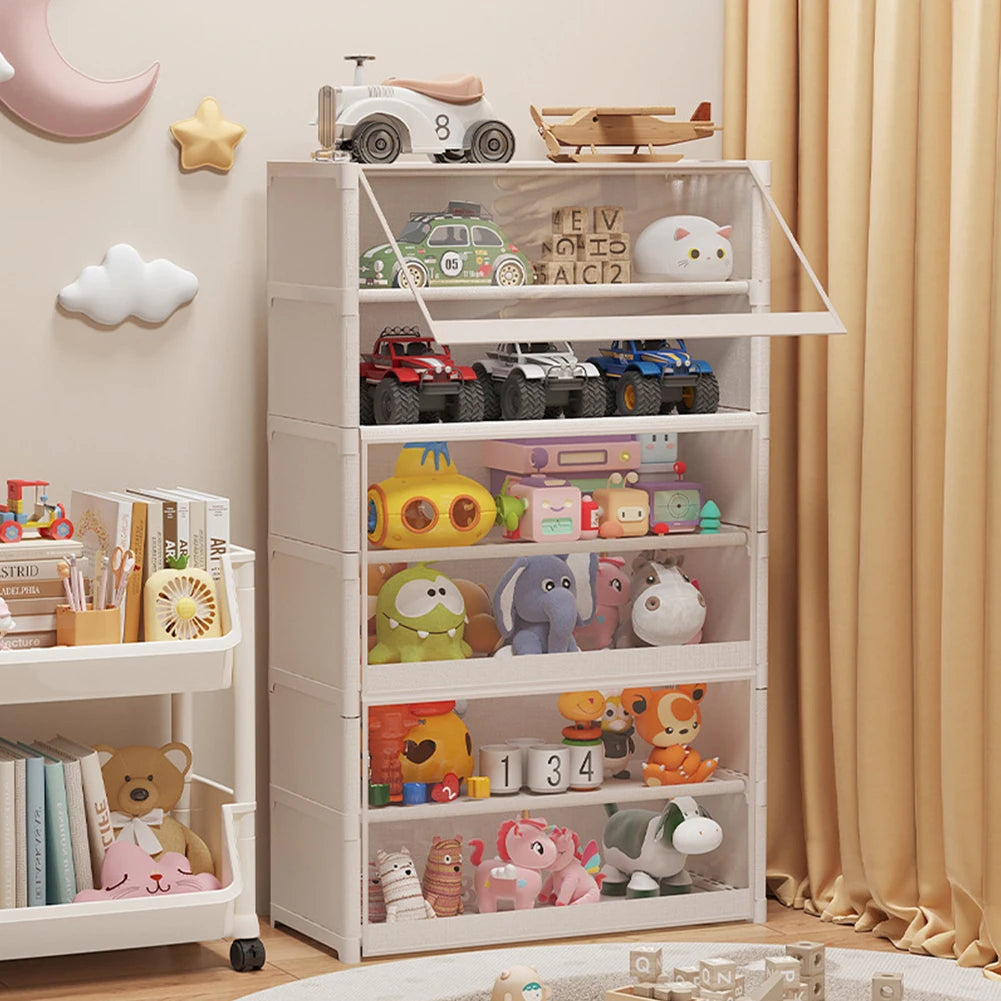 7 Layer Shoe Storage Cabinet Standing Rack With Flip