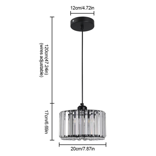 Vetrulus Nordic Modern Pendant Light Crystal LED Chandelier