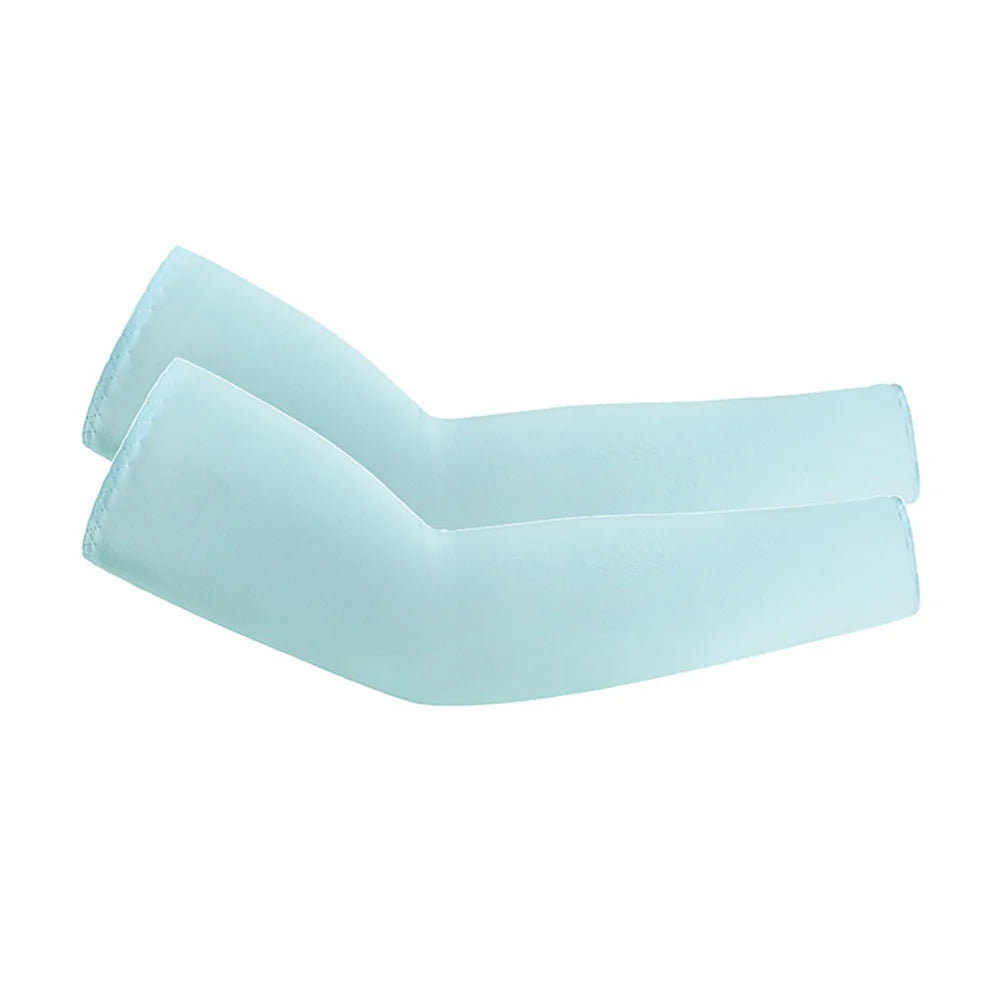 Two Pack Unisex Cooling Arm Sleeves UV Protection For Running Cycling Fishing