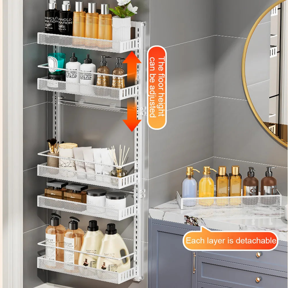 HiMISS Six Tier Over The Door Pantry Organizer With Baskets