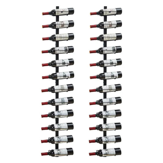 Detachable Wall Mount Wine Rack Organizer Pack 2 Set