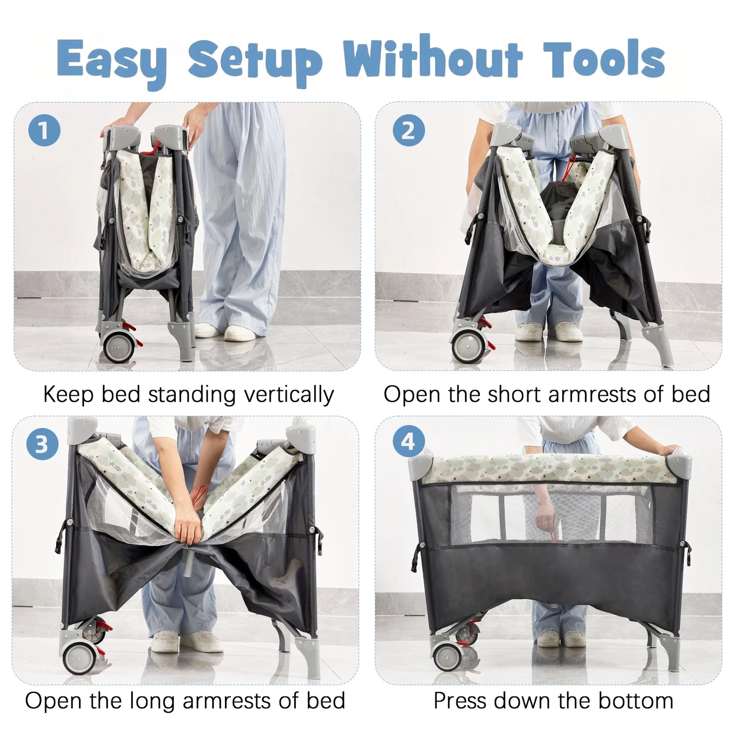 Pack N Play Portable Playard With Bassinet And Changing Table