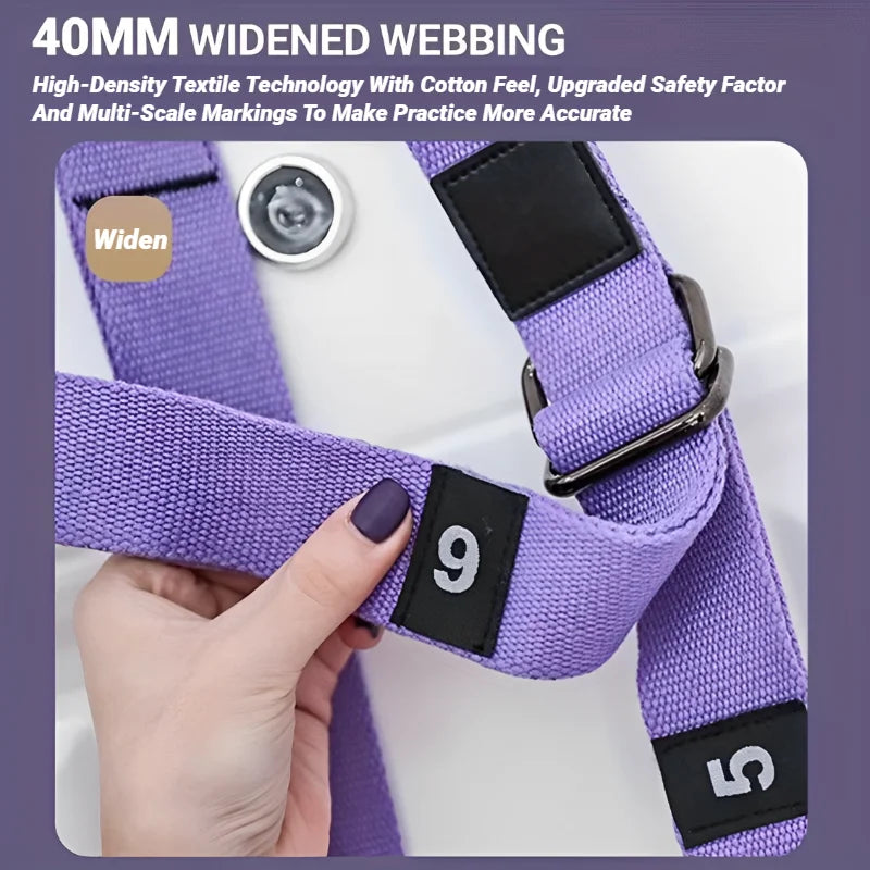Adjustable Aerial Yoga Strap Fitness Belt for Stretching and Splits