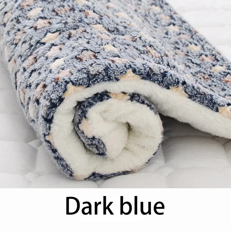 Flannel Pet Sleeping Mat Bed for Dogs and Cats Comfort