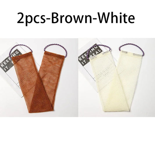 African Net Bath Sponge Shower Puff For Back Exfoliation