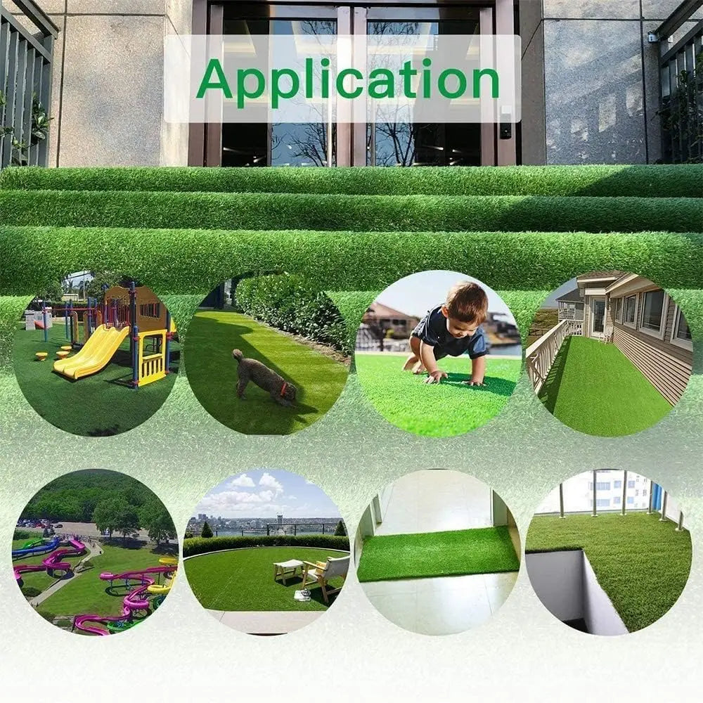 Realistic Artificial Grass Turf for Indoor Outdoor Garden Balcony