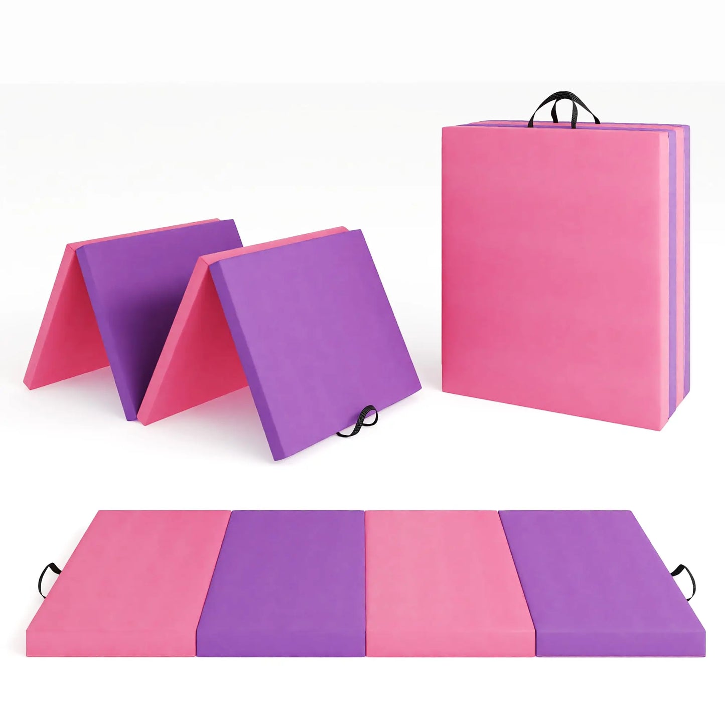 HiMISS Foldable Gymnastics Mat Home Gym Durable Exercise Tumbling Pad