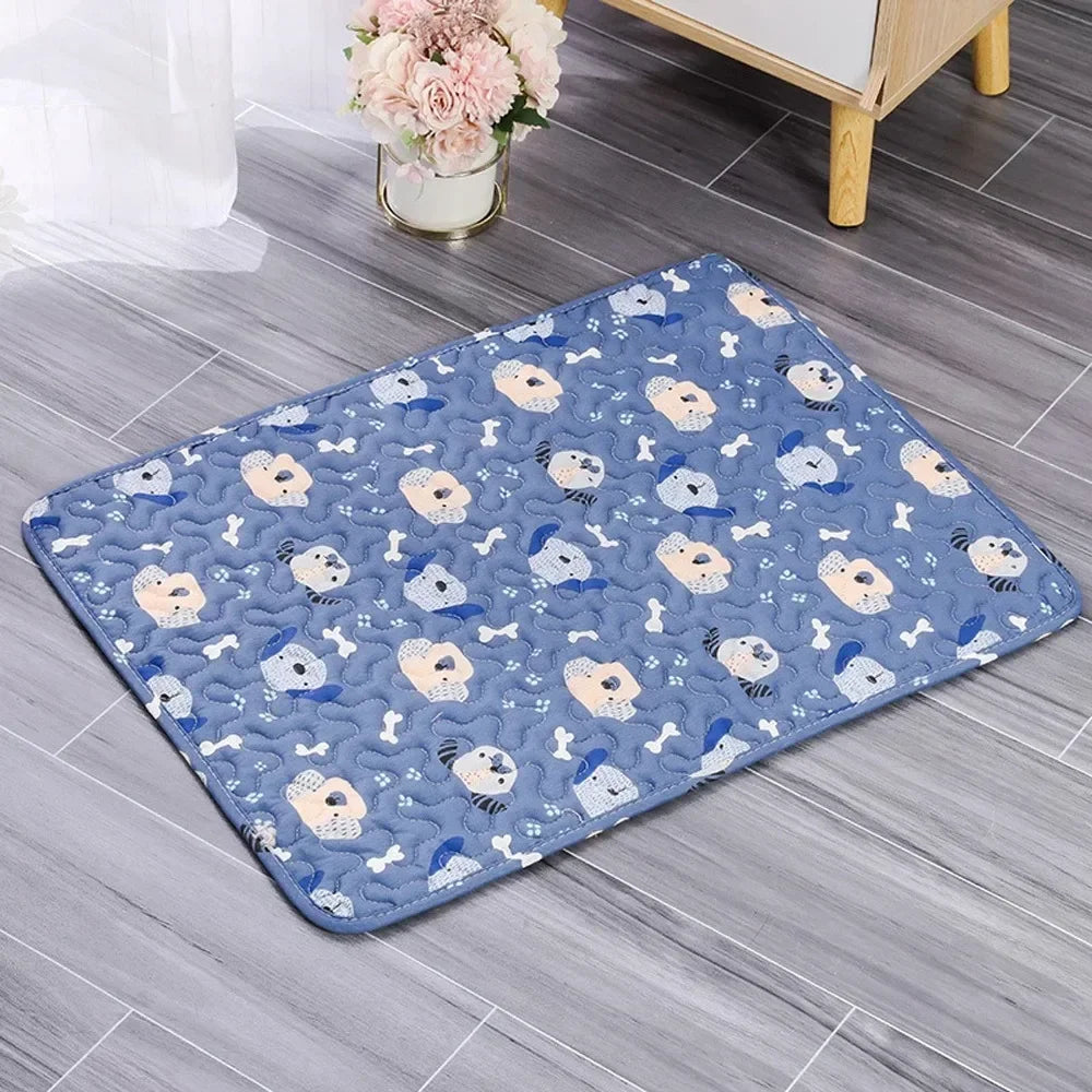 Cooling Ice Silk Pet Mat for Dogs and Cats Cushion