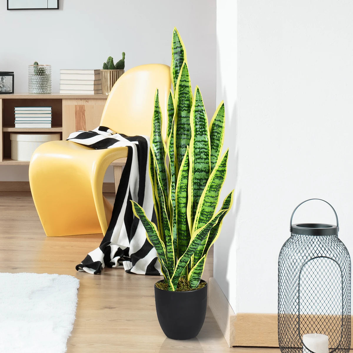 LIFEZEAL CN Snake Plant Artificial Sansevieria Indoor Decoration