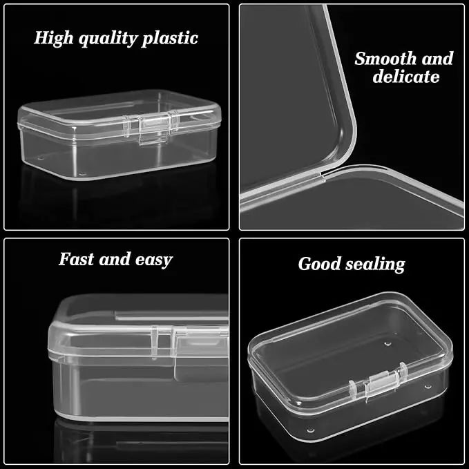 50 Transparent Storage Boxes For Arts And Crafts Accessories
