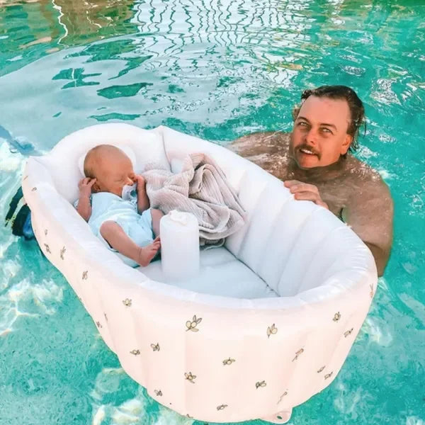 Foldable Inflatable Baby Bathtub Portable Bath Tub for Infants