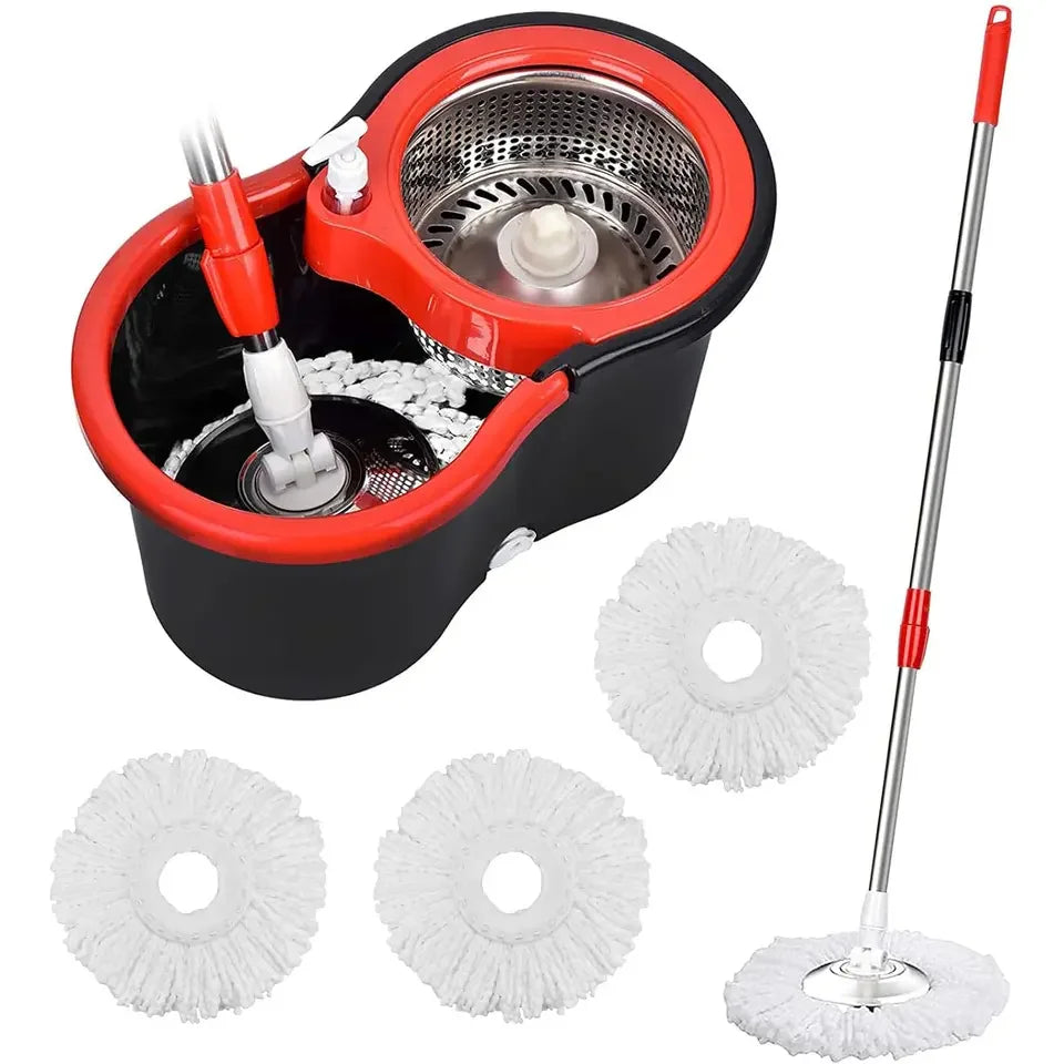 AEHOME Mop And Bucket Wringer Kit With 360 Degree Swivel