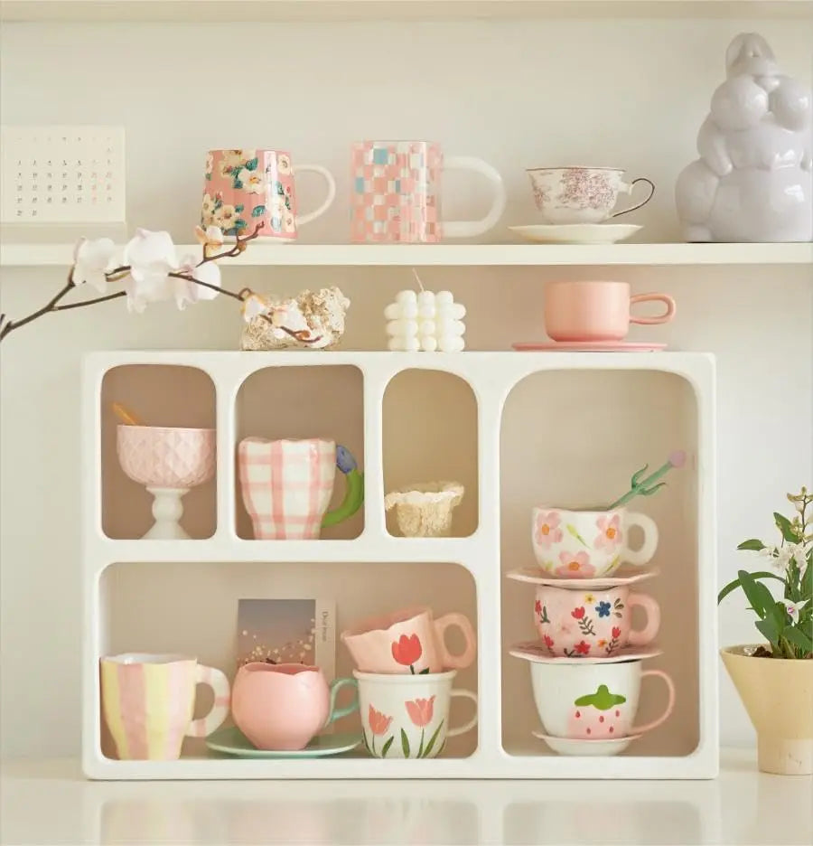 Bymaocar Wall Mounted Storage Cabinet With 5 Compartments