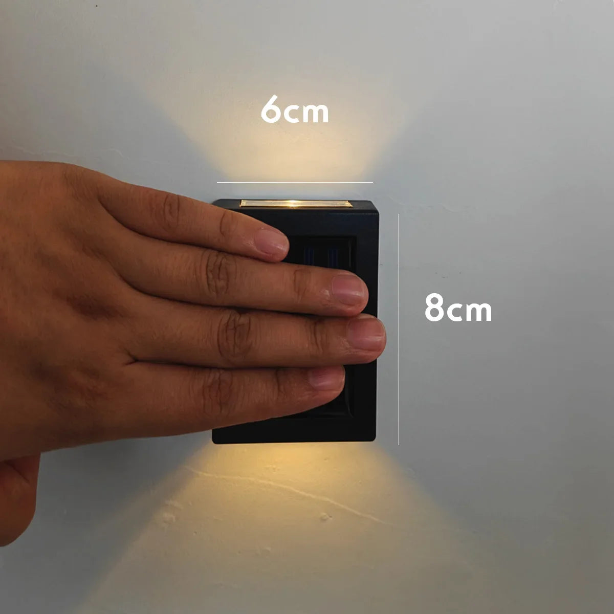 AlliLit Wall Solar Light Outdoor LED Garden Waterproof Lamp