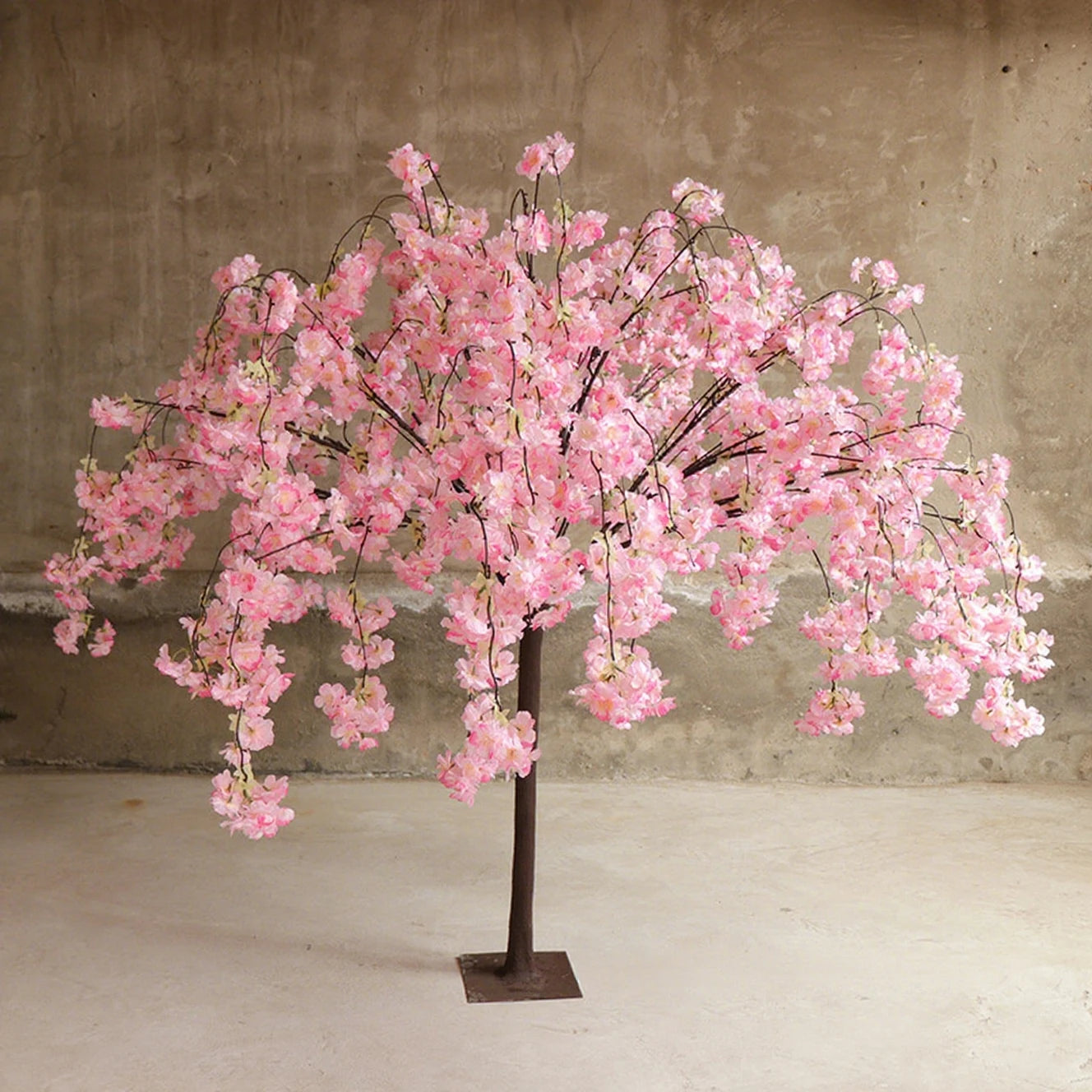 Simulation Cherry Blossom Floor Tree Decoration For Wedding Outdoor Garden