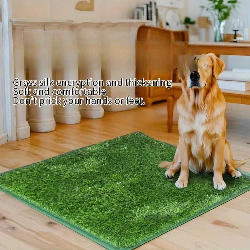 Simulation Lawn Dog Toilet Training Mat Washable Urine Pad