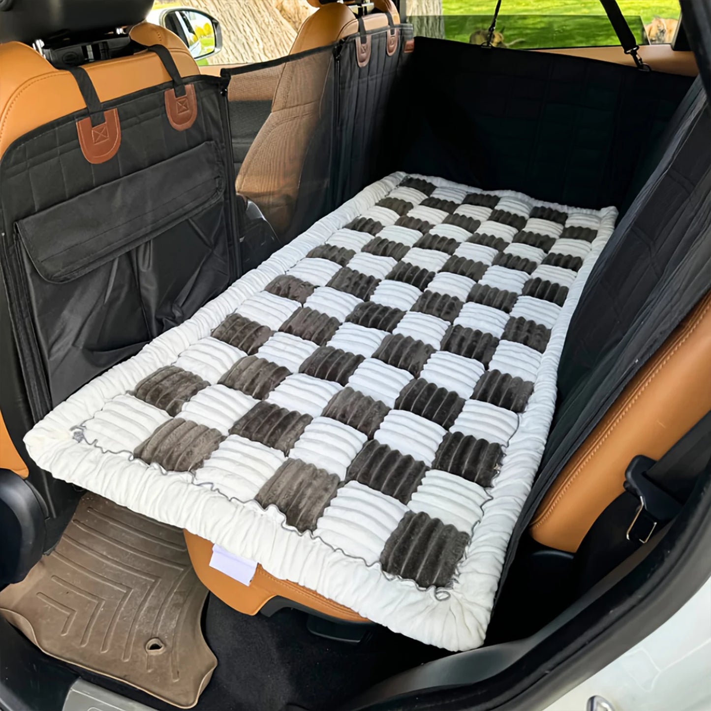 PETRAVEL Dog Bed Warm Mat for Car Seat Cover Plush