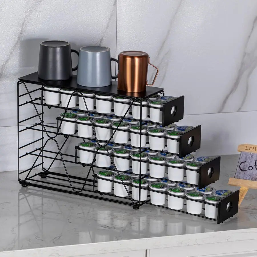 XMSJ Keurig K Cup Holder Organizer 4 Tier Pod Capacity