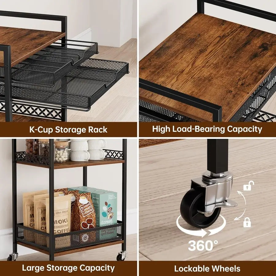 XMSJ Cup Holder Rack For K Cup Vertuo Pods Organizer