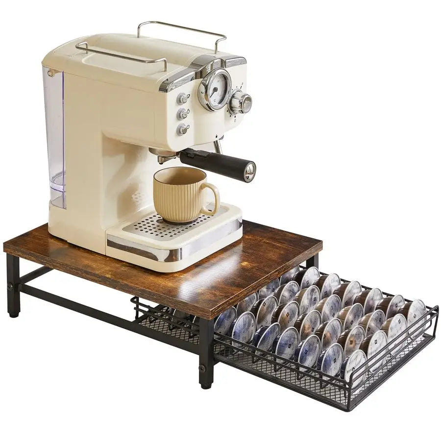 XMSJ Coffee Pod Drawer Holder For Nespresso Vertuo Pods 40 Capacity