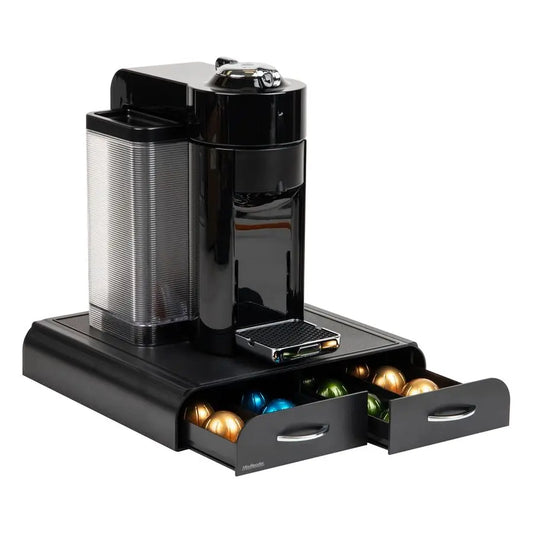 XMSJ Single Serve Coffee Pod Organizer With Drawers VertuoLine Nespresso