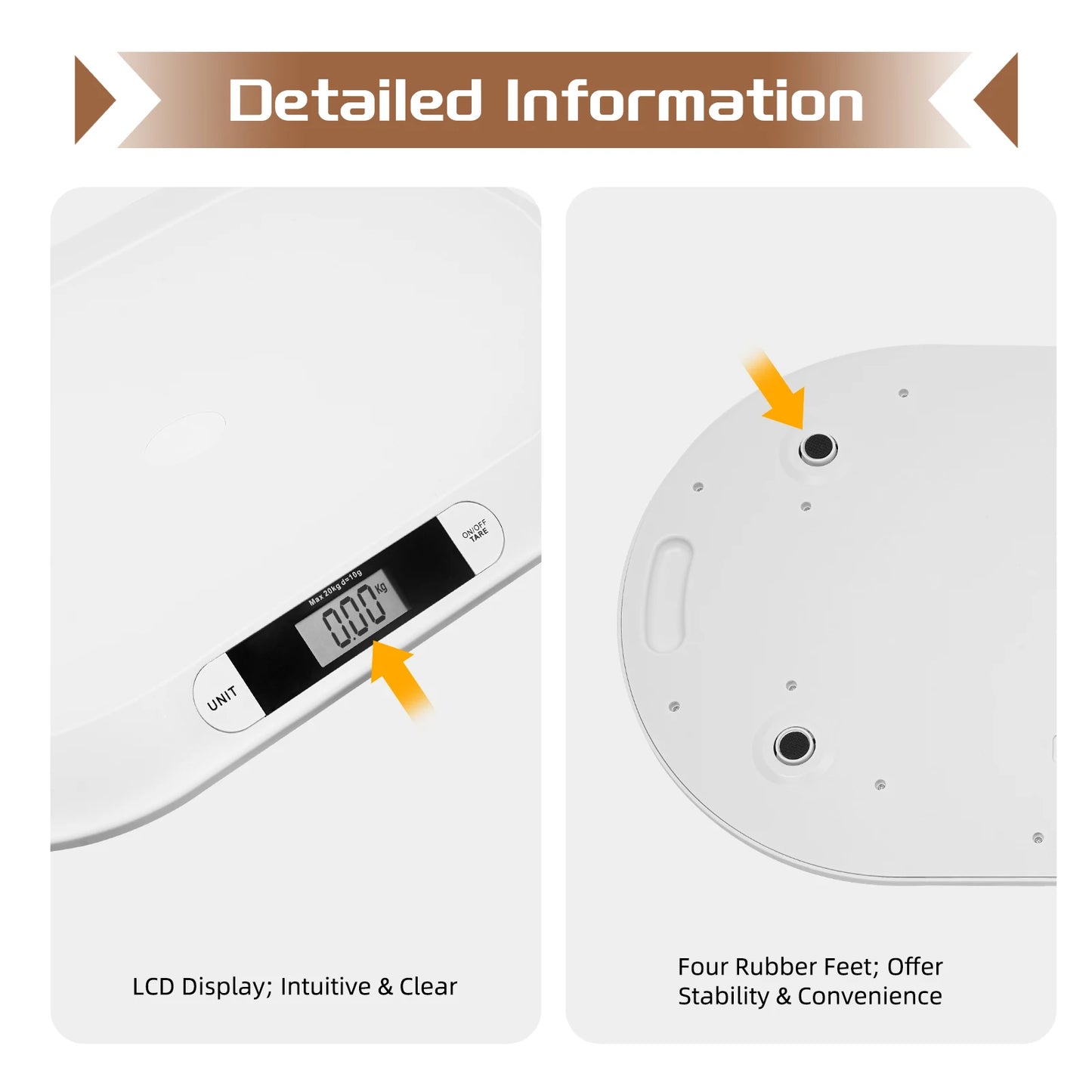 Digital Baby Scale 44lb Capacity With Auto Shut Off