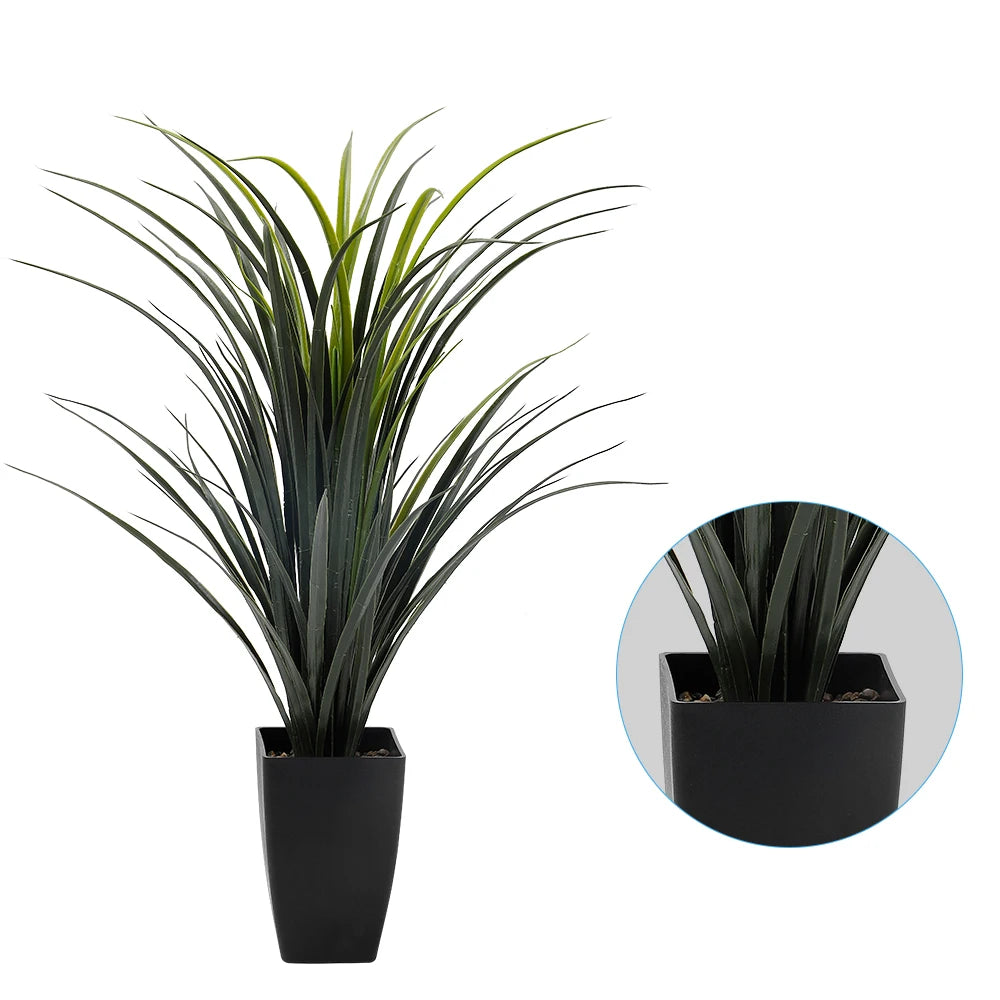 Artificial Plastic Flower Potted Plant Bonsai Decor Wedding Home Office