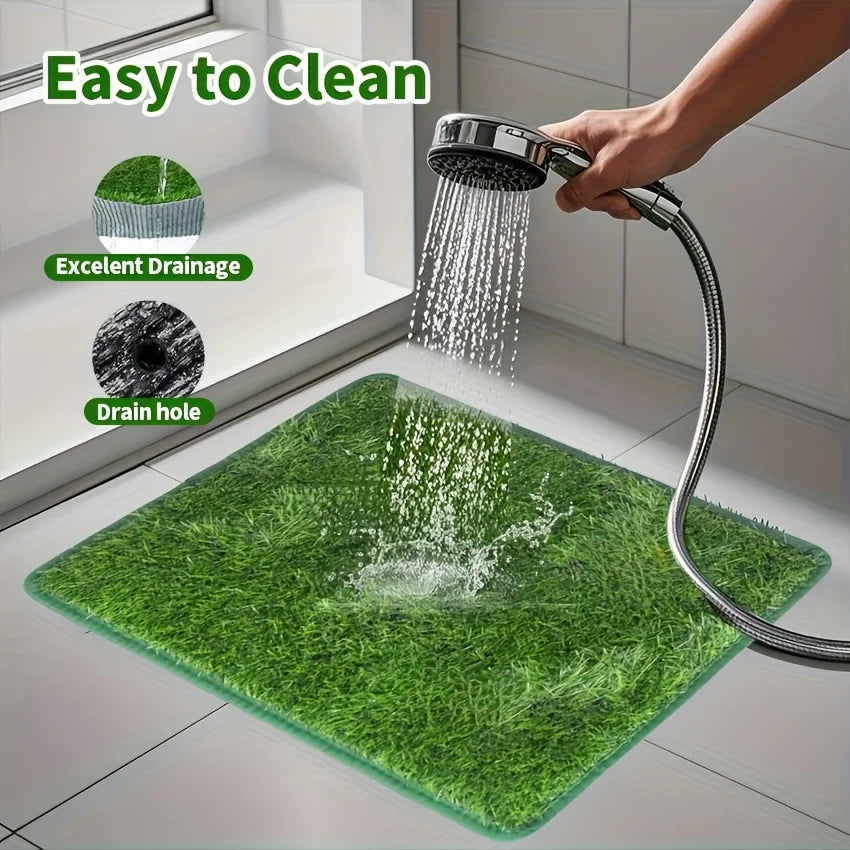 Simulation Lawn Dog Toilet Training Mat Washable Urine Pad