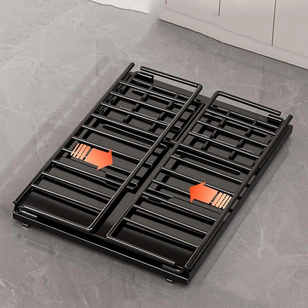 TWISTER.CK Pull Out Cabinet Organizer With Foldable Slide Out Drawers