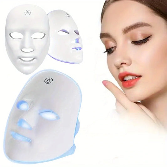 Rechargeable LED Face Mask Facial Care Tool For Skin Treatment