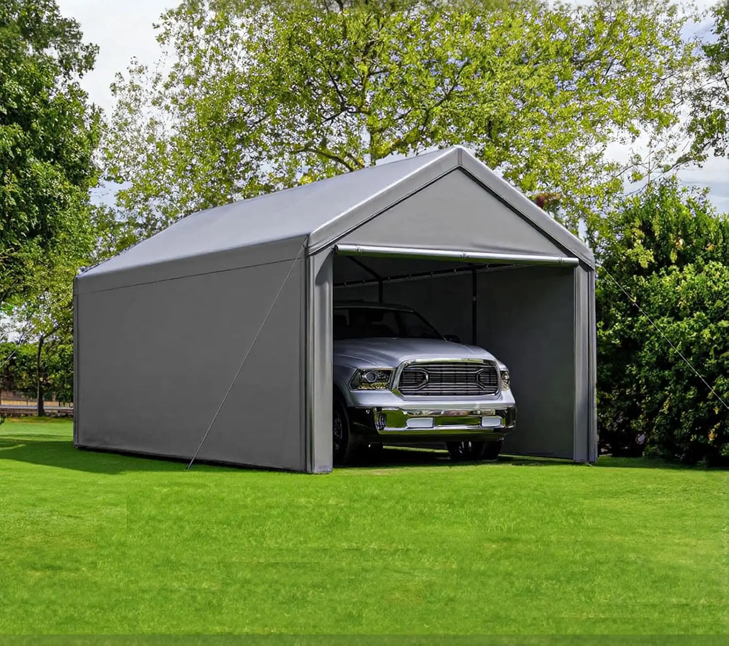 Heavy Duty Steel Carport Canopy Storage Shed Portable Garage