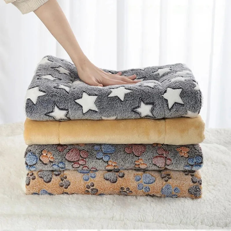 Flannel Pet Sleeping Mat Bed for Dogs and Cats Comfort