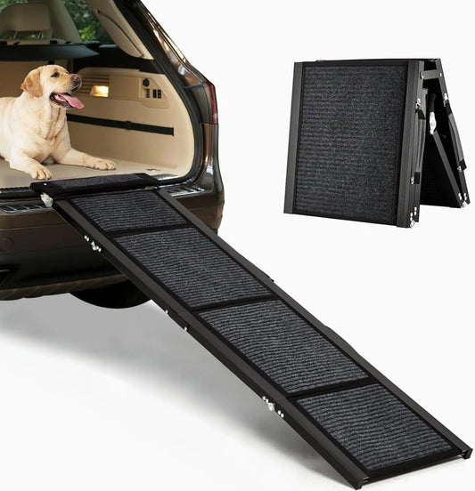 TWISTER.CK Dog Ramp Non Slip Quad Fold For Large Dogs